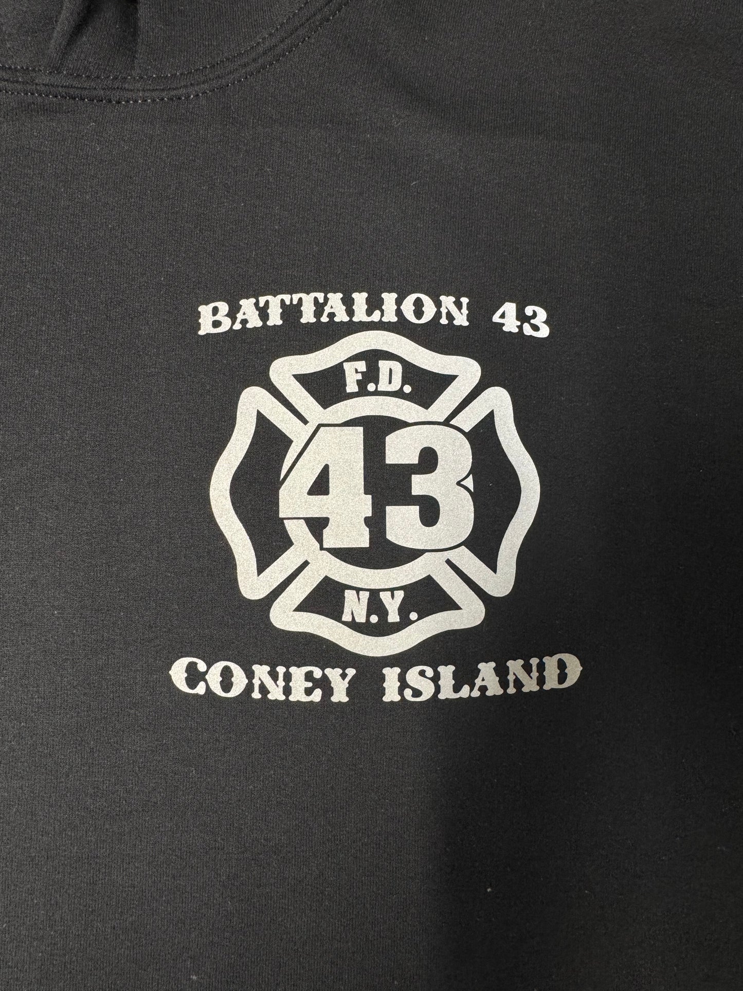Gildan FDNY Station 43 Reflective Pullover Hoodie - Unisex