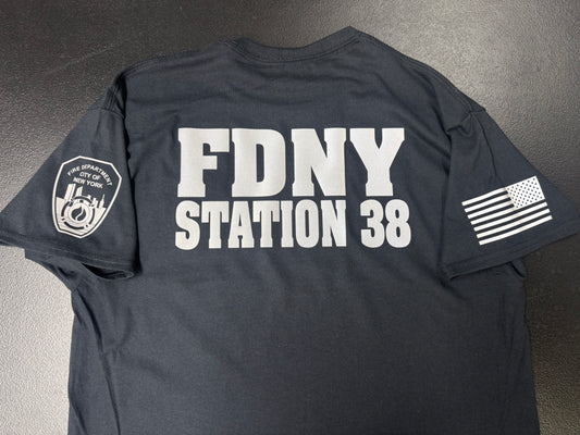 FDNY Station 38 Reflective T-Shirt - Unisex