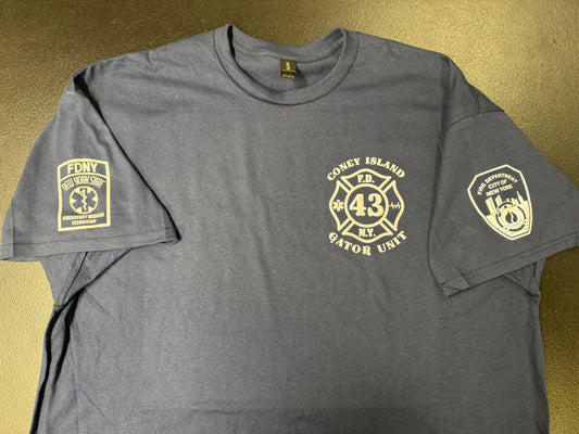 FDNY Gator Unit Reflective T-Shirt - Unisex