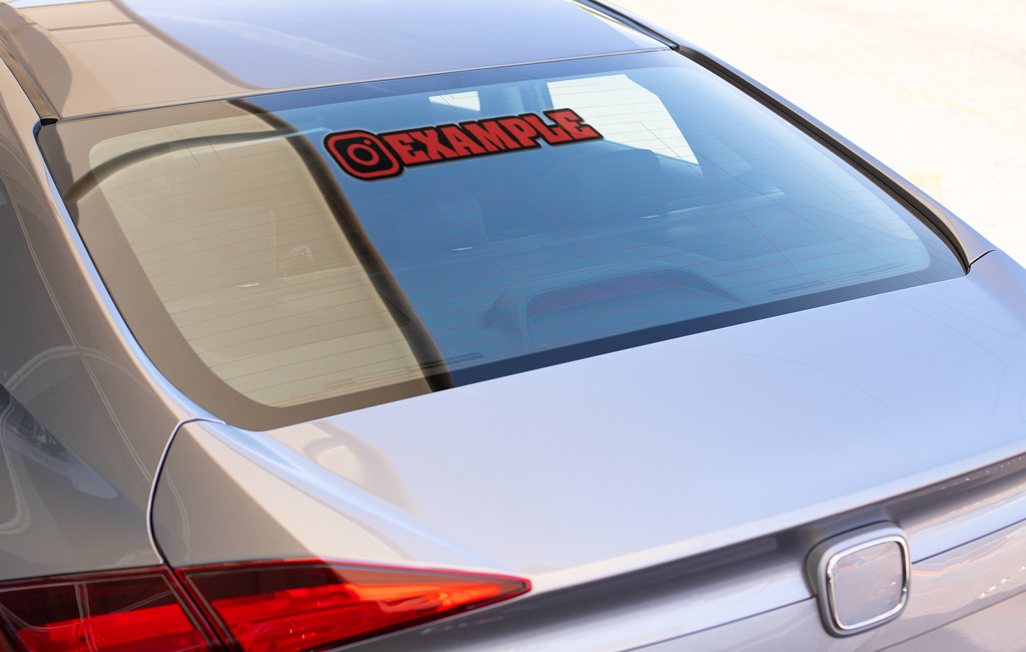 Custom Social Media Username Decals