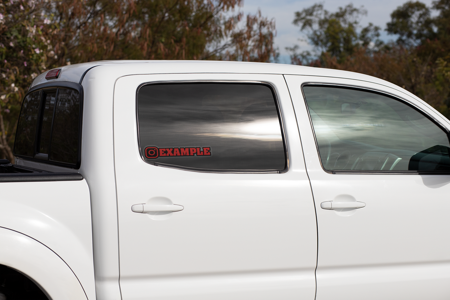 Custom Social Media Username Decals