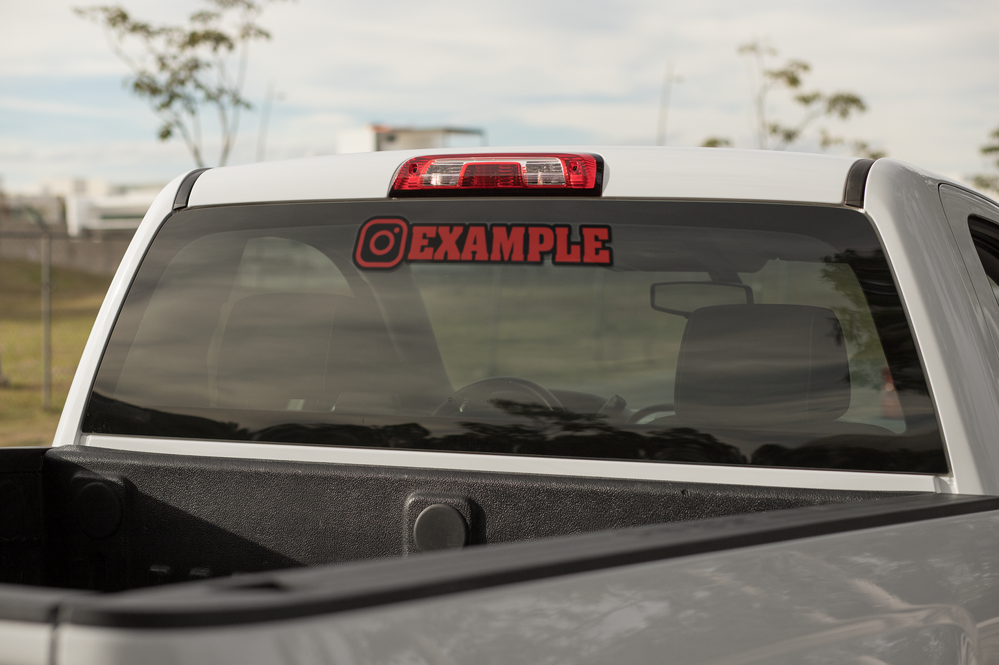 Custom Social Media Username Decals