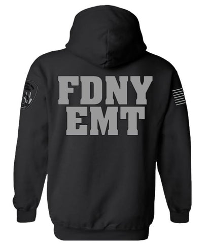 FDNY EMT Reflective Pullover Hoodie - Unisex