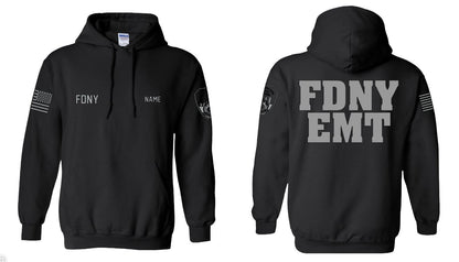 FDNY EMT Reflective Pullover Hoodie - Unisex