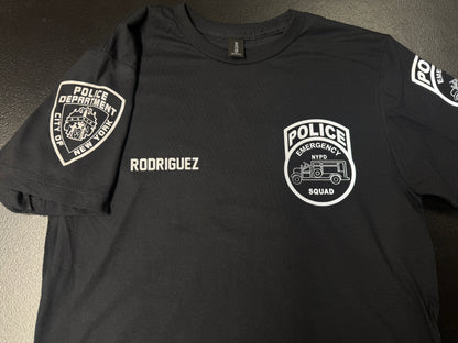 Gildan NYPD ESU Reflective T-Shirt - Unisex