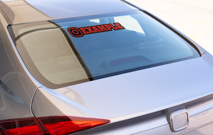 Custom Social Media Username Decals